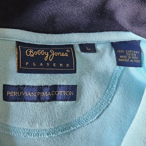 Bobby Jones Peruvian Pima Cotton Quarter-Zip Pullover - Picture 5 of 7